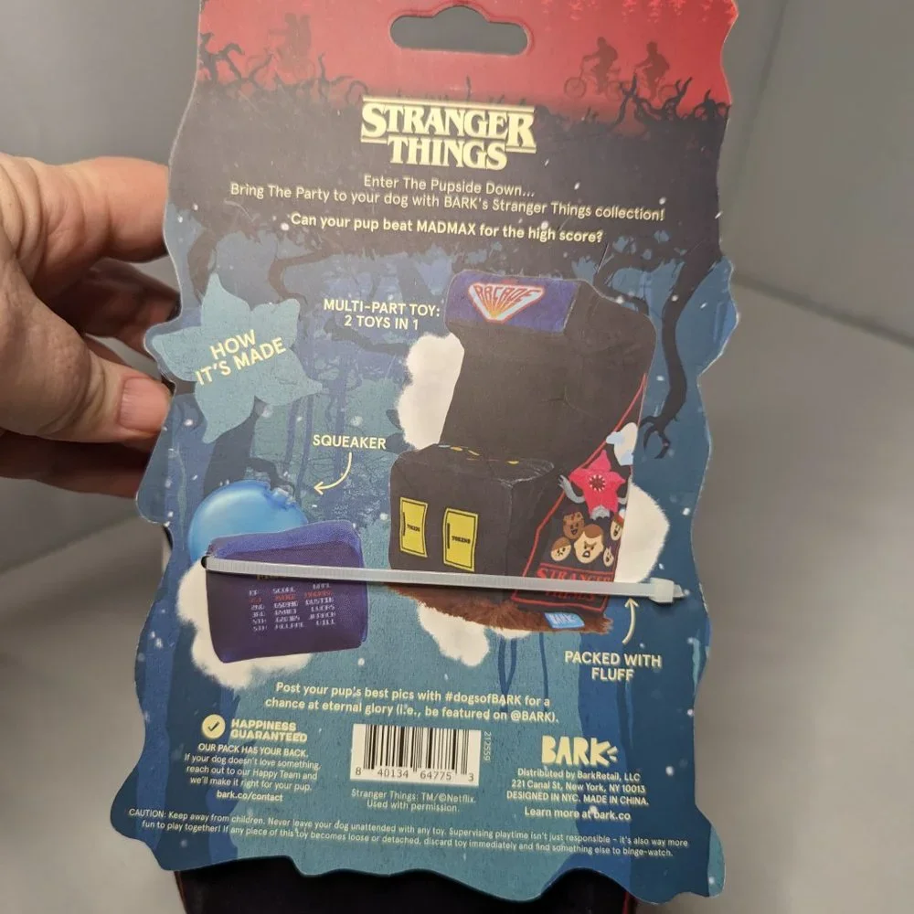 Bark Stranger Things The Palace Barkade Dog Toy